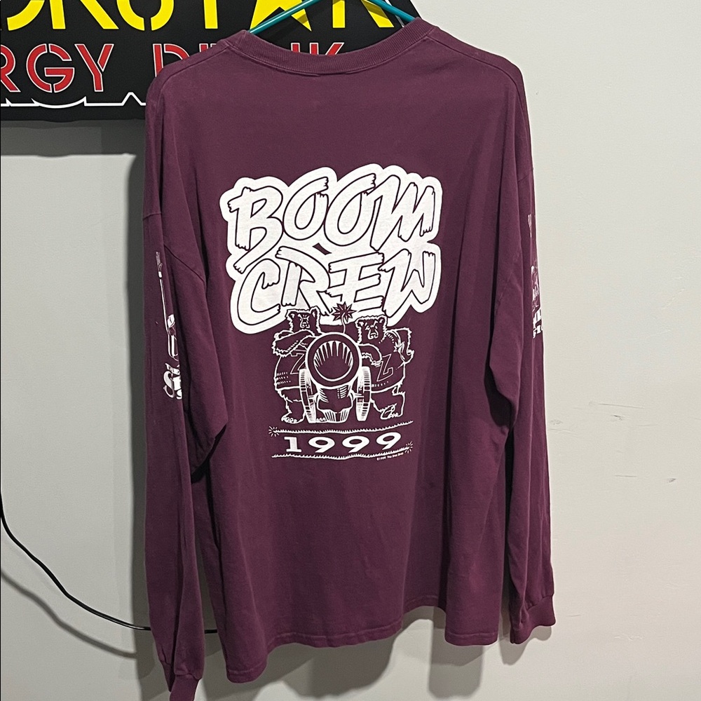 Boom Crew 1999 Long Sleeve Tee - Purple